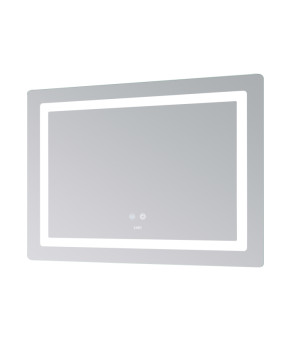 Дзеркало Lidz Kubis (KU2) 1200х800 з LED-підсвічуванням Touch, з антизапотіванням, з димером, рег. яскравості LDKUB120080049007 (SD00055131)