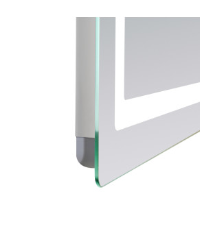 Дзеркало Lidz Kubis (KU2) 1200х800 з LED-підсвічуванням Touch, з антизапотіванням, з димером, рег. яскравості LDKUB120080049007 (SD00055131)
