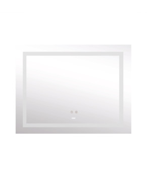 Дзеркало Lidz Kubis (KU1) 1200х800 з LED-підсвічуванням Touch, з антизапотіванням, з димером, рег. яскравості LDKUB120080049008 (SD00055132)