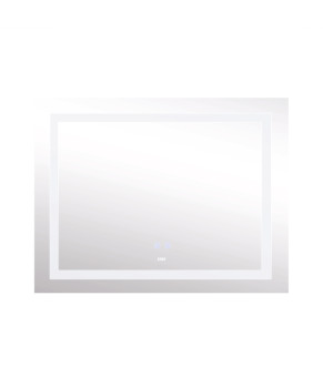 Дзеркало Lidz Kubis (KU1) 1200х800 з LED-підсвічуванням Touch, з антизапотіванням, з димером, рег. яскравості LDKUB120080049008 (SD00055132)