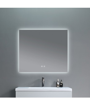 Дзеркало Qtap Taurus (TA1) 800×600 мм з LED-підсвічуванням Touch, з антизапотіванням, з димером, рег. темп. кольору (3000-6500K) QTTAU8006004895 (SD00055076)