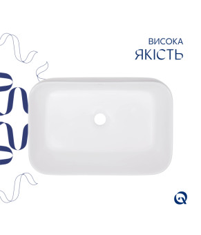 Раковина-чаша Qtap Scorpio 550х390х120 White QT14112243WN