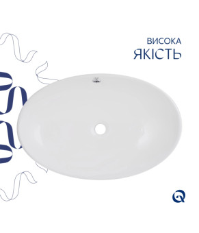 Раковина-чаша Qtap Dove 635x420x150 White QT06118168W