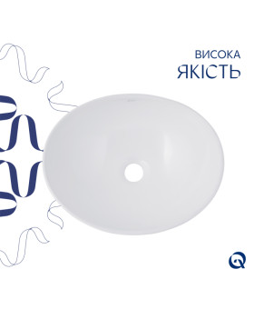 Раковина-чаша Qtap Dove 415x340x140 White QT06116062AW