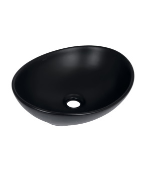 Раковина-чаша Qtap Dove 415x340x140 Matt black QT06116062AMB