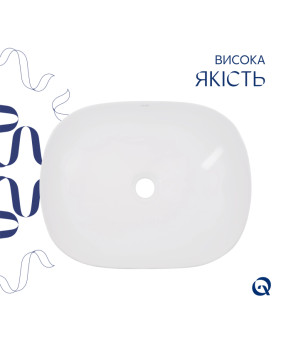 Раковина-чаша Qtap Aquarius 470x380x120 White QT21116302W