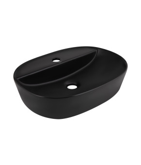 Раковина-чаша Qtap Scorpio 500x380x120 Matt black QT146533MB