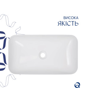 Раковина-чаша Qtap Tern 610x350x135 White QT17118140W