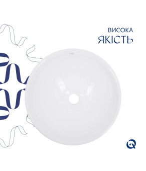 Раковина-чаша Qtap Owl 400х400х155 White QT1911K53WN
