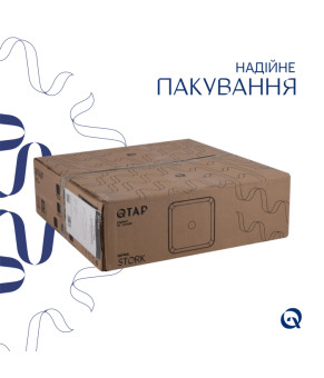 Раковина-чаша Qtap Stork 430x430x125 White QT15116137W