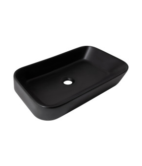 Раковина-чаша Qtap Scorpio 550х390х120 Matt black QT14112243MBN