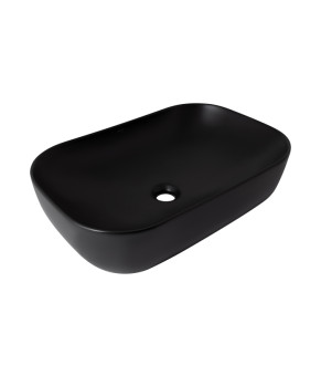 Раковина-чаша Qtap Robin 600x390x150 Matt black QT132143PMBMBN