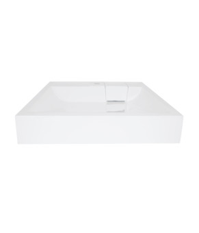 Раковина на пральну машину Qtap Arvin 595x595x115 мм, White QTARV2365WHI48575