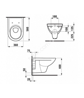 Унитаз Laufen PRO H8619540000001