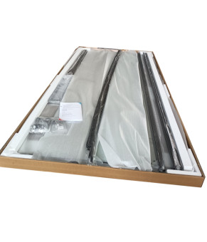 Душова кабіна з низьким піддоном Mixxus Style SCT01-90x90x200-TR Graphite прозоре скло 6мм (MI8432)
