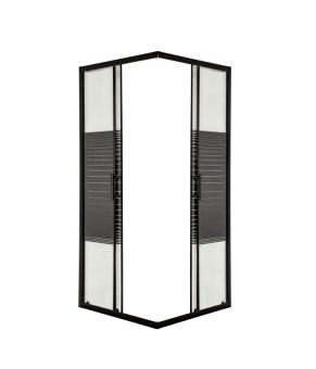 Душевая кабина INSANA Aqua Black Line JK 90х90х195 мм без поддона ( А0059654 )