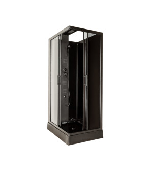 Душевой бокс Insana Alora Black 100XW - 9851 80*100*215 низкий поддон ( А0058207 )