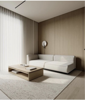 Бамбукова стінова панель BWD 9100 Natural Wood, оброблений край (91008)