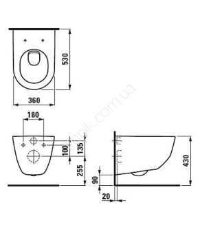 Унитаз Laufen PRO H8619560000001