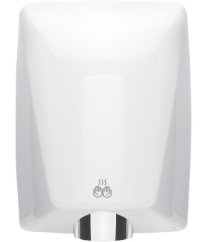 Сушилка для рук белый Power ABS пластик 1400 Вт Power PW-2030 white