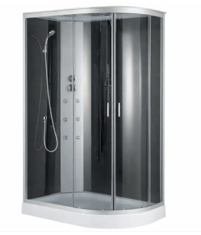 Душевой бокс KO&PO 220 G 120*80 см Левый Затонированное стекло (C15588)
