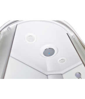 Душевой бокс KO&PO 220 F 120х80см Правый с матовым стеклом (C15509)