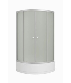 Душевая кабина с глубоким поддоном KO&PO 7125-90-F 90х90x195 см матовое стекло 4 мм (C10248)