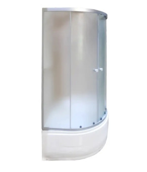 Душевая кабина с глубоким поддоном KO&PO 7125-90-F 90х90x195 см матовое стекло 4 мм (C10248)
