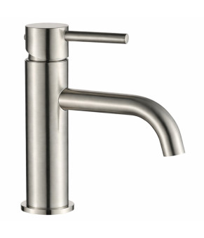 Смеситель для раковины VBI MILANO NICKEL низкий (VBI-050100NI)