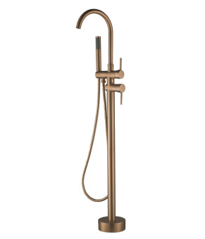 Смеситель для ванны VBI MILANO BRUSHED COPPER напольный (VBI-050108BC)