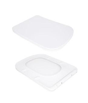 Унітаз підлоговий Qtap Tern Ultra Quiet безобідковий з сидінням Soft-Close QT17226003AW White