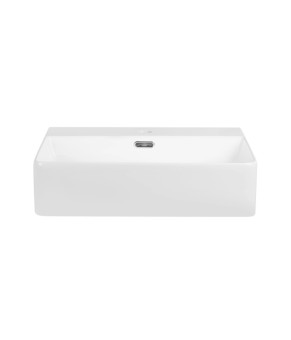 Раковина подвесная-накладная MIXXUS PREMIUM QUADRO-0204 600х420х130mm (отверстие под смеситель, перелив) (MP6719)