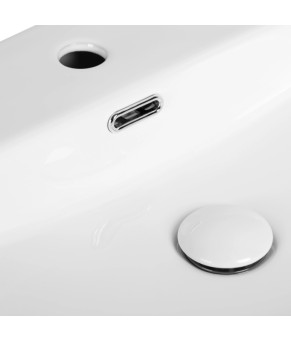 Раковина подвесная-накладная MIXXUS PREMIUM QUADRO-0204 600х420х130mm (отверстие под смеситель, перелив) (MP6719)