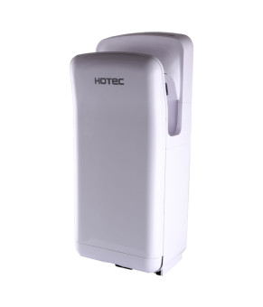 Сушарка для рук HOTEC 11.101 ABS White сенсорна, корпус пластик білий (220В ,1650-2050Вт)