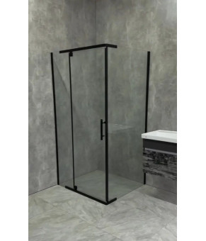 Душова кабіна Aquanil Camellia 85х100х190 см прозоре скло з чорним профілем (CAMELLIA85X100BLACK)