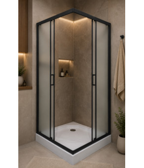 Душевая кабина SUNWAYS FROST, 80×80, матове скло 5 мм С15578