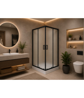 Душевая кабина SUNWAYS FROST, 80×80, матове скло 5 мм С15578
