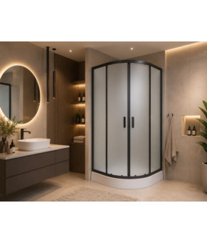 Душевая кабина SUNWAYS BlackBlur, 90×90, без поддона C15382