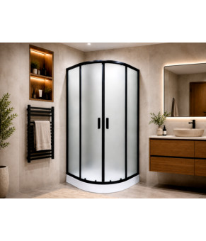Душевая кабина SUNWAYS BlackBlur, 90×90, без поддона C15382