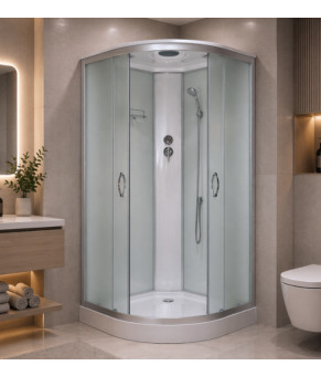 Душевой бокс KO&PO 126 F, 80×80, с матовым стеклом С15671