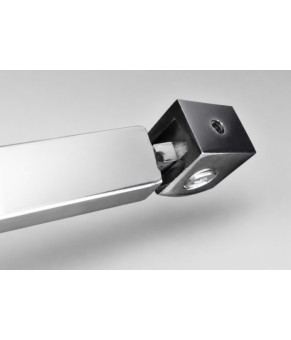 Перегородка для душа SUNWAYS Bar Chrome, 900х1950, стекло 8 мм C15644