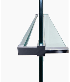 Перегородка для душа SUNWAYS Bar Chrome, 1200х1950, стекло 8 мм C15646