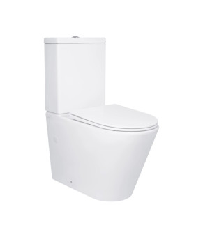 Унітаз підлоговий Qtap Swan Eco Ultra Quiet з сидінням Soft-close 640x360x835 мм QTSWA27W48748 White