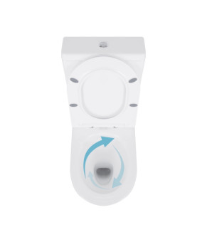 Унітаз підлоговий Qtap Swan Eco Ultra Quiet з сидінням Soft-close 640x360x835 мм QTSWA27W48748 White