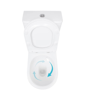Унітаз підлоговий Qtap Evia Ultra Quiet 630×350×795 мм з сидінням Soft-close, White QTEVI27W49258