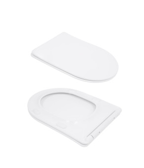 Унітаз підлоговий Qtap Evia Ultra Quiet 630×350×795 мм з сидінням Soft-close, White QTEVI27W49258