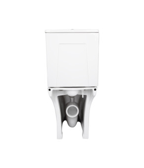 Унитаз напольный Qtap Presto Quadro безобідковий з сідінням Soft-close QTPRE27W51021