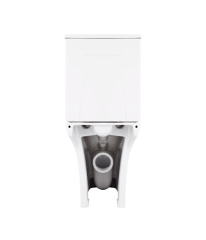 Унітаз-компакт Qtap Presto Quadro безободковий з сидінням Soft-close QT24221215AW