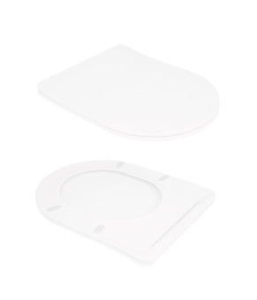 Унітаз підлоговий Qtap Virgo Ultra Quiet безобідковий з сидінням Soft-close WHITE QT18226092AW