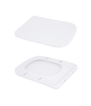 Унітаз-моноблок підлоговий Qtap Kolibri Ultra Quiet безобідковий з сидінням Soft-close WHITE QT10226380W